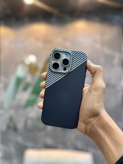 Premium Carbon Fiber Texture iPhone Case – Slim & Protective